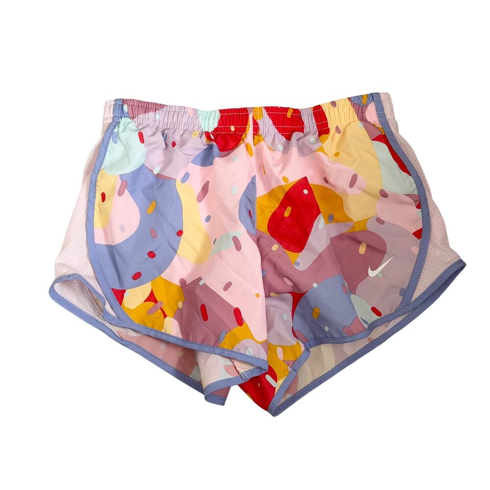 NIKE Girls Dri-Fit Lined Athletic Shorts Sprinkles S (1470)